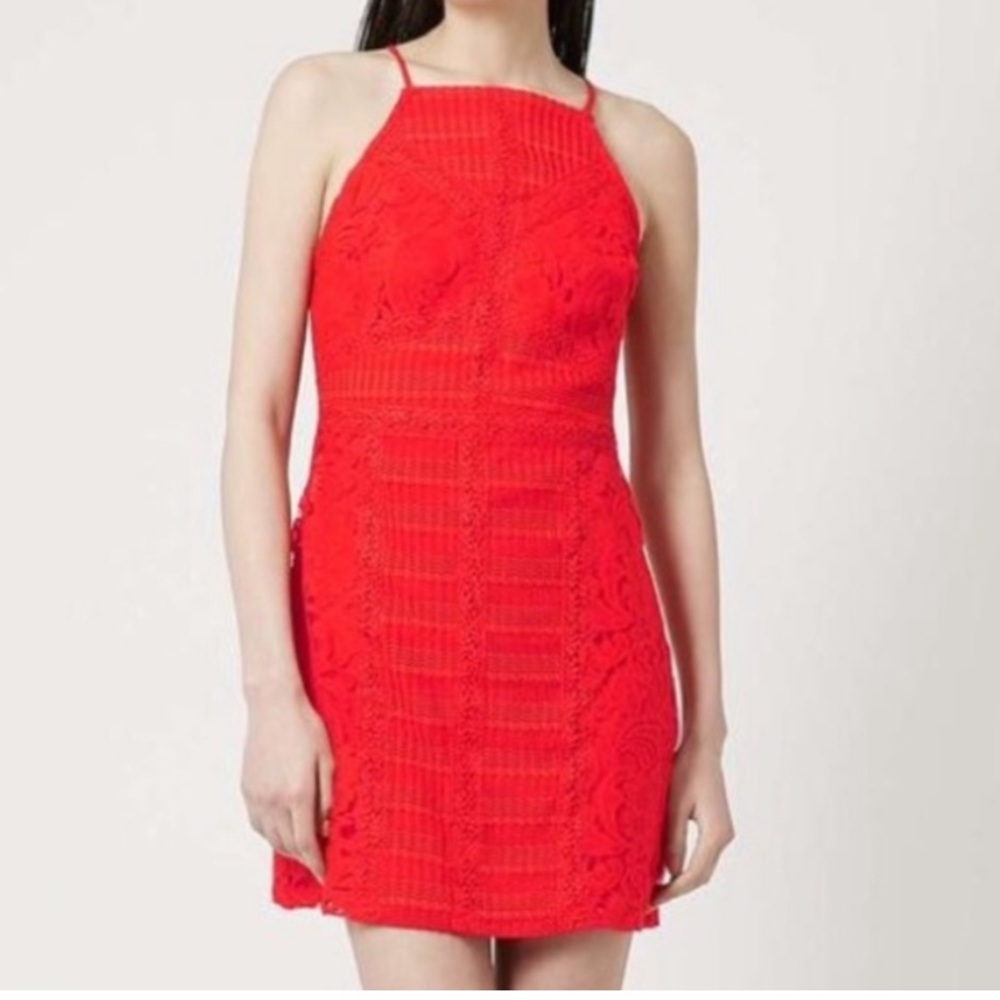 Top shop lace mini dress
